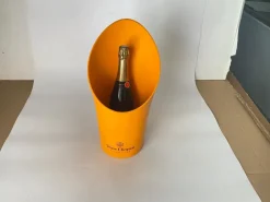 Pamono Champagne Bucket Veuve Clicquot in Plastic Orange, France, 20th Century><noscript><img width=