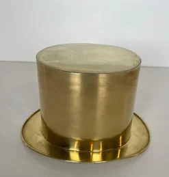Pamono Champagne Cooler Featuring a Brass Top Hat> Ice Buckets & Wine Coolers