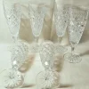 Hot Pamono Champagne Flutes in Bohemian Crystal, Set of 6