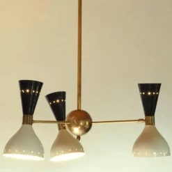 Pamono Chandelier by Silvio Piattelli><noscript><img width=