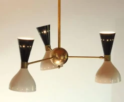 Pamono Chandelier by Silvio Piattelli><noscript><img width=