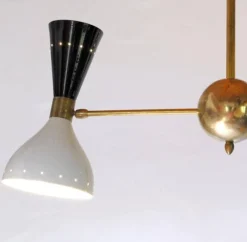 Pamono Chandelier by Silvio Piattelli><noscript><img width=