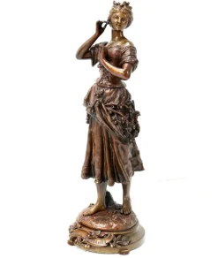 Best Pamono Charles Anfrie, Art Nouveau Retour des Cerises Sculpture, Late 19th Century, Bronze