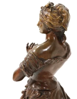 Best Pamono Charles Anfrie, Art Nouveau Retour des Cerises Sculpture, Late 19th Century, Bronze
