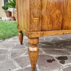 Pamono Charles X Faenza Walnut Chest of Drawers, 1810><noscript><img width=
