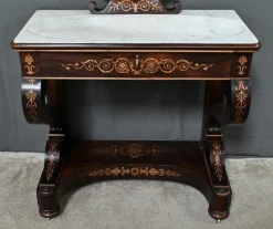 Pamono Charles X Marquetry Dressing Table, Early 19th Century><noscript><img width=