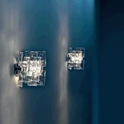 Pamono Charlie Chaapm Wall Lamp by Mazzega 1946
