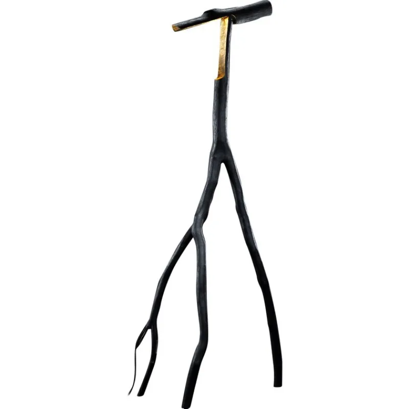 Pamono Charred & Gold Snappy Tree Friend Floor Light by Marco Iannicelli> Floor Lamps