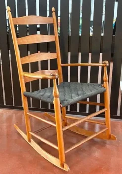 Pamono Cherry Rocking Chair, 1970s> Rocking Chairs