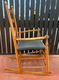 Pamono Cherry Rocking Chair, 1970s> Rocking Chairs