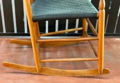 Pamono Cherry Rocking Chair, 1970s><noscript><img width=