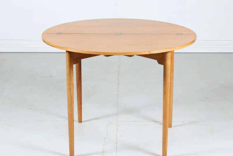 Pamono Cherrywood Card Table by Hans J. Wegner for Fritz Hansen A/S, Denmark, 1968> Game Tables