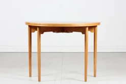 Pamono Cherrywood Card Table by Hans J. Wegner for Fritz Hansen A/S, Denmark, 1968><noscript><img width=