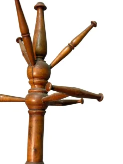 Pamono Cherrywood Standing Coat Rack><noscript><img width=