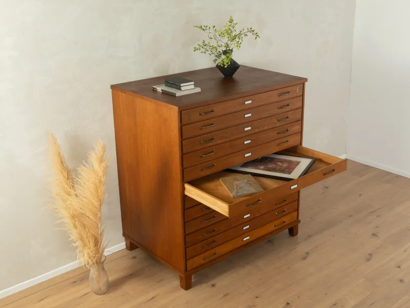 Pamono Chest of Drawers, Filing Cabinet, 1960s> Dressers, Commodes & Chests