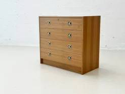 Pamono Chest of Drawers in Pine Veneer from AB Svenska Möbelfabriken, Sweden, 1970s> Dressers, Commodes & Chests