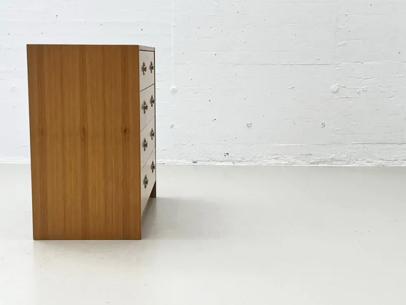 Pamono Chest of Drawers in Pine Veneer from AB Svenska Möbelfabriken, Sweden, 1970s> Dressers, Commodes & Chests