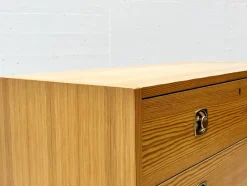 Pamono Chest of Drawers in Pine Veneer from AB Svenska Möbelfabriken, Sweden, 1970s><noscript><img width=