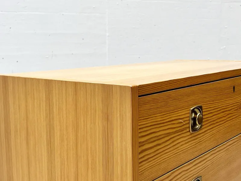 Pamono Chest of Drawers in Pine Veneer from AB Svenska Möbelfabriken, Sweden, 1970s> Dressers, Commodes & Chests