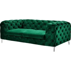 Pamono Chester Two-Seater Sofa in Green Velvet by Europa Antiques> Seating