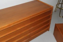 Pamono Chestnut Bedroom Set, 1960s, Set of 3><noscript><img width=