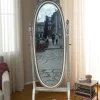 Pamono Chestnut Floor Mirror, 1950s