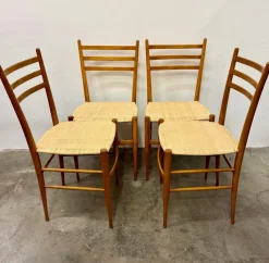 Pamono Chiavari Chairs Mod. Gobbetta, Set of 4><noscript><img width=