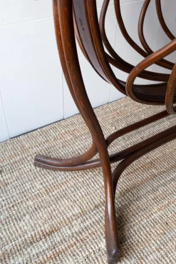 Pamono Child Cradle by Jacob & Josef Kohn for Thonet, 1895><noscript><img width=