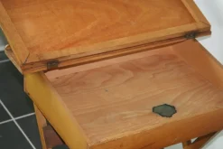 New Pamono Child Desk Set & Folding Chair, Set of 2