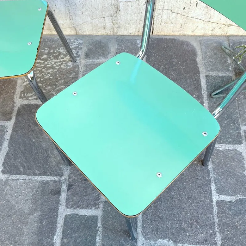 Sale Pamono Children's Chair in Green Formica, 1960s