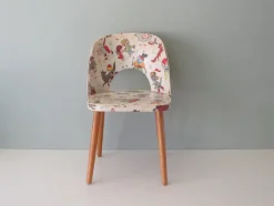 Pamono Children's Chair with Fairytale Skai Upholstery, 1950s><noscript><img width=