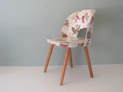 Pamono Children's Chair with Fairytale Skai Upholstery, 1950s><noscript><img width=