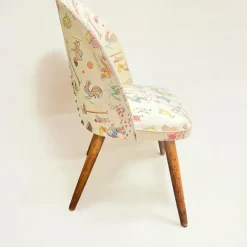 Hot Pamono Children's Chair with School Motif, Germany, 1950s