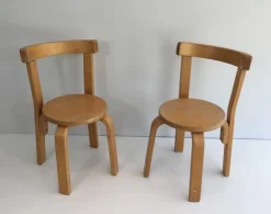 New Pamono Childrens Chairs, 1970s, Set of 3