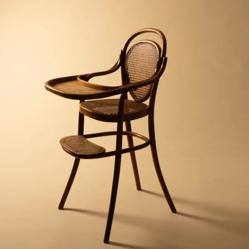 Hot Pamono Children's Dining Chair from Gebrüder Thonet, 1890s