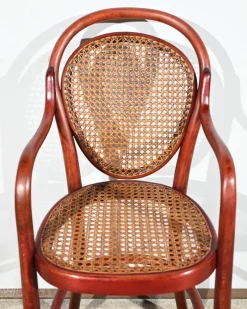 Pamono Children's High Chair in Beech by Michael Thonet for Thonet, 1890s><noscript><img width=