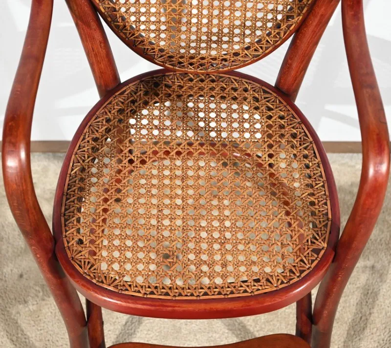 Pamono Children's High Chair in Beech by Michael Thonet for Thonet, 1890s> Children's Chairs