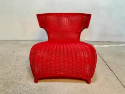 Sale Pamono Children's PS Sävo Indoor & Outdoor Wicker Lounge Chair by Monika Mulder for Ikea, 2001