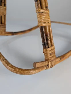Sale Pamono Childrens Rocking Horse in Bamboo and Rattan, 1960s