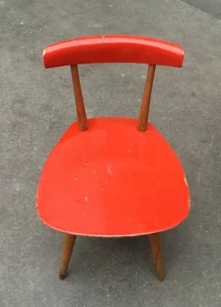 Pamono Children's Table & Chairs Set by Karla Drabsch for Kleid & Raum, 1950s, Set of 5