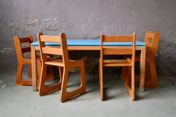 Pamono Children's Table and Activity Chairs, 1960s, Set of 5><noscript><img width=