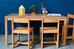Online Pamono Children's Table and Chairs, 1960s, Set of 4