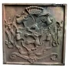 Pamono Chimney Fireback in Cast Iron, 1900s> Fireplaces And Mantels
