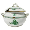 Pamono Chinese Bouquet Apponyi Green Porcelain Soup Tureen with Handles from Herend> Dinnerware Accessories