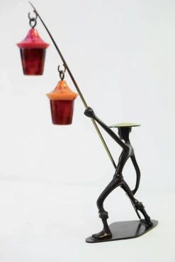 Pamono Chinese Figurine Salt and Pepper Holder by Richard Rohac, 1950s