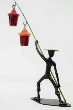 Pamono Chinese Figurine Salt and Pepper Holder by Richard Rohac, 1950s