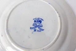 Pamono Chinese Style Faience Plates from Staffordshire, England, 19th Century, Set of 12><noscript><img width=