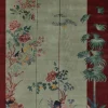 Online Pamono Chinese Style Rug in Red with Green and Blue Pictorial from R&K Principal Jahanshah Nazmiyal