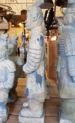 Pamono Chinese Terracotta General Warrior Soldier Big Statue> Garden Accessories