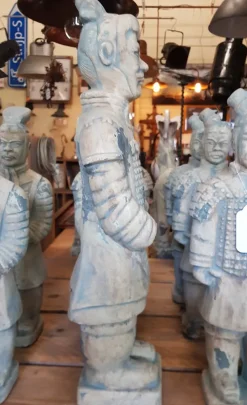 Pamono Chinese Terracotta Officer Warrior Soldier Big Statue> Garden Accessories